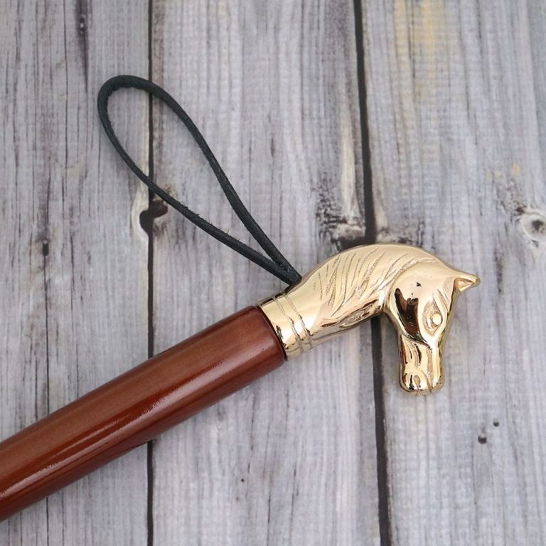 Excellent Horse Head Metal Shoe Horn Long Handle For