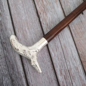 Vendor Crocodile Alligator Wooden Walking Cane