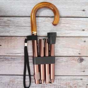 Hook Handle Foldable Walking Stick