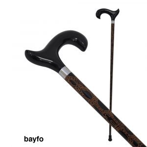 recommend rubber wood handle walking stick