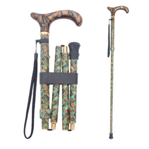 Best Multi Color Fabric Walking Sticks (1001.102.DAF) 7 supplier Multi-colored acrylic derby handle Walking Cane