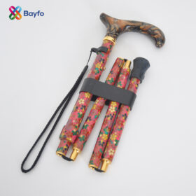 Luxury Fabric Flowers Travel Folding Adjustable Walking Cane (1001.102.DAH) 14 supplier Fabric Flowers Travel Folding Adjustable Walking Cane