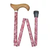 Wonderful Floral Folding Walking Stick (1001.301.FAE) 2 Wonderful Floral Folding Walking Stick