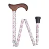 Beautiful Folding Walking Stick Floral (1001.301.FAF) 1 Beautiful Folding Walking Stick Floral
