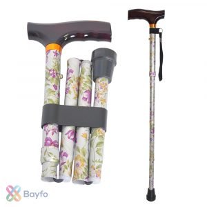 Beauty Flowers Travel Folding Adjustable Walking Cane (1001.306.FAQ) 5 Beauty Flowers Travel Folding Adjustable Walking Cane