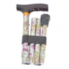 Beauty Flowers Travel Folding Adjustable Walking Cane (1001.306.FAQ) 2 Beauty Flowers Travel Folding Adjustable Walking Cane
