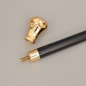 manufacturer Fashionable Canes Brass Knob Handle Walking Cane