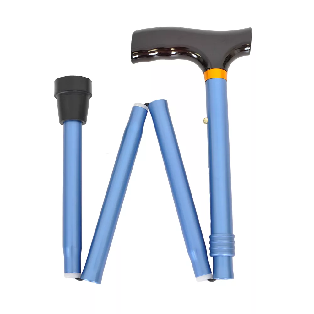 Fritz Blue Travel Mini Folding Adjustable Walking Cane 29-33  (1001.310.GBB) » Walking Canes And Walking Sticks Manufacturer And Supplier