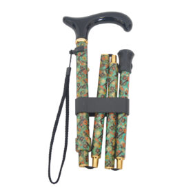 Best Fabric Texture patterns Green Floral Adjustable Folding Walking Stick (1001.103.DAF) 14 Fabric Texture patterns Green Floral Adjustable Folding Walking Stick
