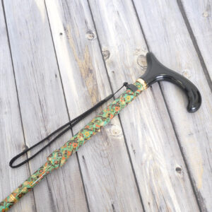 Best Fabric Texture patterns Green Floral Adjustable Folding Walking Stick (1001.103.DAF) 12 Fabric Texture patterns Green Floral Adjustable Folding Walking Stick