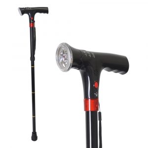 Folding Walking Cane with LED Light