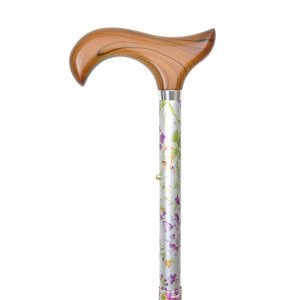 Floral walking cane factory owner