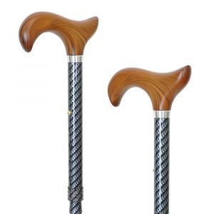Taiwan supplier Aluminum Adjustable Walking Cane, Colored Carbon