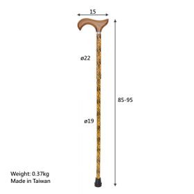 Animal print walking canes