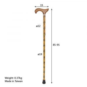 Animal print walking canes