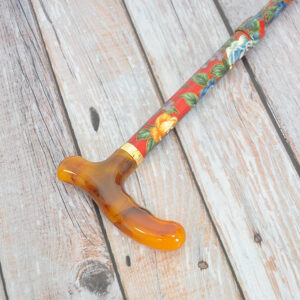 Beautiful Textile Pattern Walking Stick (1001.104.DAJ) 11 Textile Pattern Walking Stick