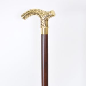factory Brass Fritz Handle Walking Cane