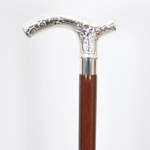 Brass Handle Wood Walking Stick Cane Strong Sturdy