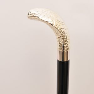 Brass Silver Cobra walking stick
