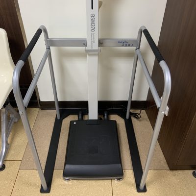 Height and Weight Scale Safety Handrail