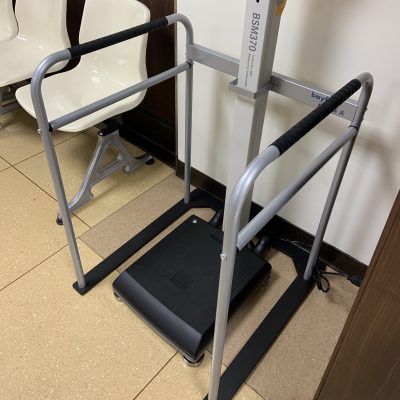 Height and Weight Scale Safety Handrail
