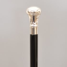 Brass Crown Handled Walking Cane