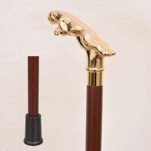 Deluxe Gold Cheetah Walking Stick Manufacturer 9 Deluxe Gold Cheetah Walking cane