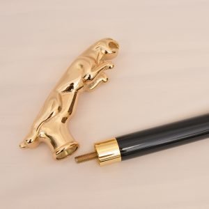 Best Walking Cane Cheetah 10 Gold Plated Cheetah Handle Cane