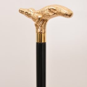 Gold Alligator walking cane 14 Taiwan supplier Gold Alligator walking cane