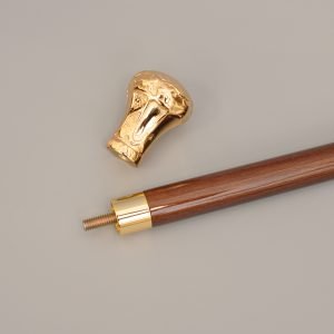 Regal brass knob handle solid brass walking stick - Walking Canes for Men  and Women - 1001Shops Co.