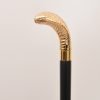 Solid Brass Cobra Handle Wooden Walking stick
