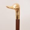 Duck Brass Head with Beechwood Shaft walking stick 1 Duck Brass Head with Beechwood Shaft walking stick