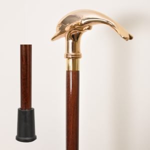 Walking Stick with Shape of a Dolphin