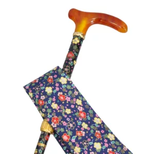 Luxury Floral Fabric-Wrapped Walking Stick (1001.107.DAT) 11 Luxury Floral Fabric-Wrapped Walking Stick compamy