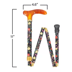 Luxury Floral Fabric-Wrapped Walking Stick (1001.107.DAT) 12 Luxury Floral Fabric-Wrapped Walking Stick manufacturer