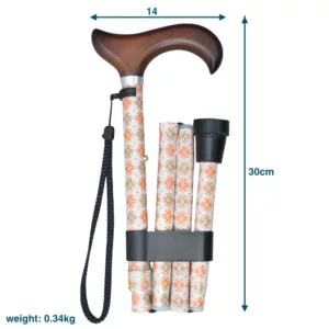 Fold-Up Walking Sticks (1001.301.FBA) 8 Fold-Up Walking Sticks