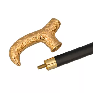 Derby Canes and Walking Sticks with Brass Handle (1023.101.GMB) 6 Derby Canes and Walking Sticks with Brass Handle