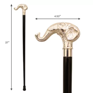 Best Silver Elephant Walking Stick Cane for Men and Women (1023.105.SSB) 5 Silver Elephant Walking Stick Cane supplier