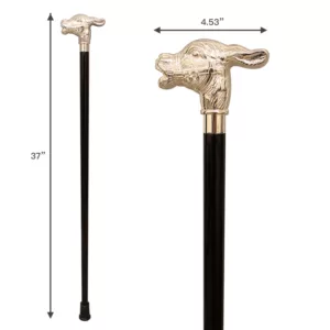 Excellent Silver Donkey Walking Stick (1023.108.SSB) 4 Excellent Silver Donkey Walking Stick supplier