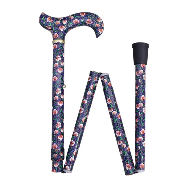 Floral Folding Walking Cane