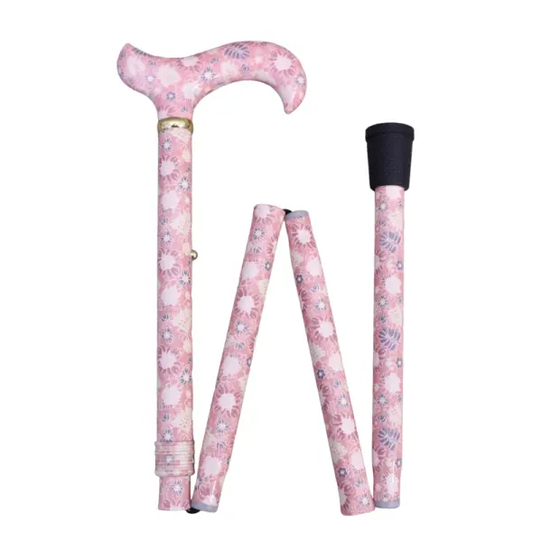 Pink Ladies Folding Cane