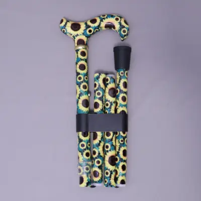 Sunflower Walking Folding Cane【AA.012】 7 Sunflower Walking Folding Cane made in Taiwan