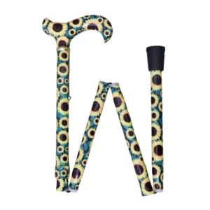 Sunflower Walking Folding Cane