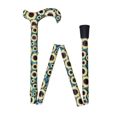 Sunflower Walking Folding Cane【AA.012】 6 Sunflower Walking Folding Cane