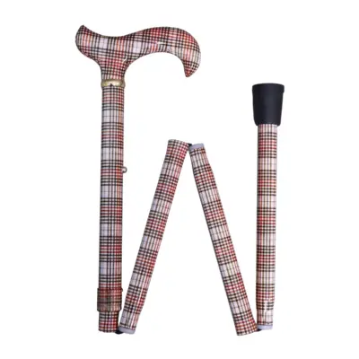 Classic Check Walking Cane【AA.003】 6 Burberry Classic Check Walking Cane