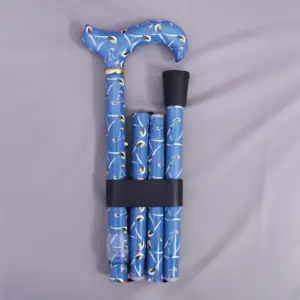 Safety Walking Cane for Men or Women Foldable and Adjustable【AA.007】 5 walking cane, foldable cane, adjustable cane, senior cane, mobility aid, lightweight cane, made in Taiwan
