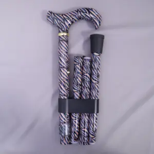 Sturdy Colorful Stripes Walking Stick【AA.009】 5 Best walking cane for seniors, Walking cane for balance, Walking cane for men/women , Walking cane with seat, Walking cane for hiking, Walking cane for arthritis, Walking cane for stability, Walking cane for support