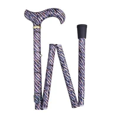 Sturdy Colorful Stripes Walking Stick【AA.009】 6 Sturdy Colorful Stripes Walking Stick
