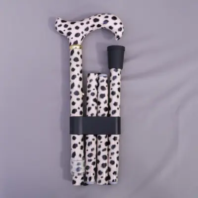 High Quality Leopard Derby Walking Cane【AA.001】 6 Collapsible walking cane, Quad cane, Offset cane, Decorative walking cane, Wooden walking cane, Carbon fiber walking cane, Custom walking cane, Fashionable walking cane, made on Taiwan, Manufacturer BAYFO INC.