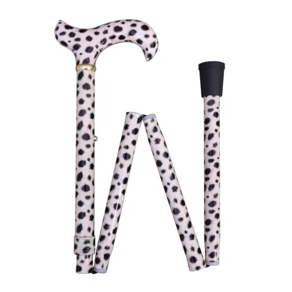 High Quality Leopard Derby Walking Cane, made in Taiwan